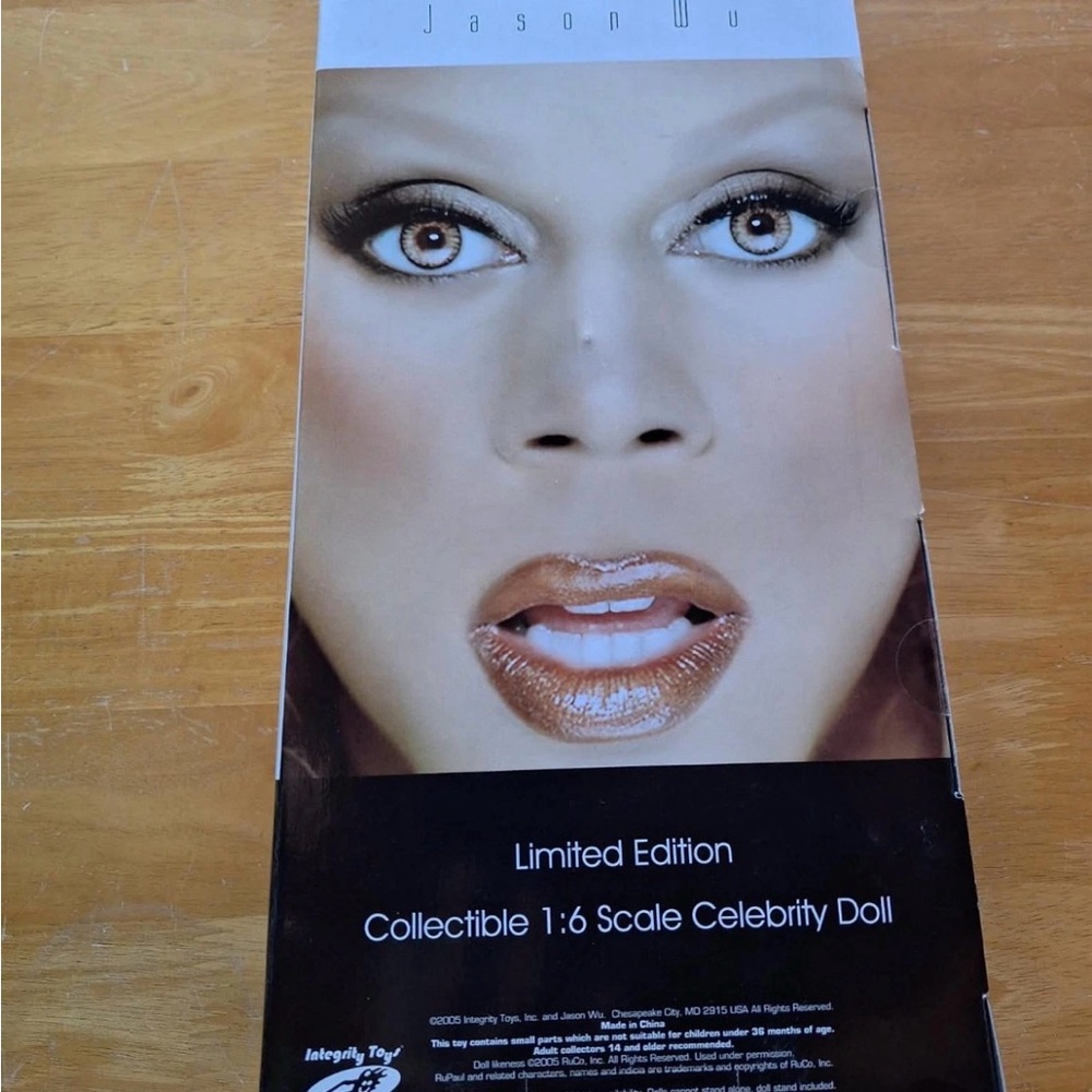 Jason Wu RuPaul Doll in Red Outfit